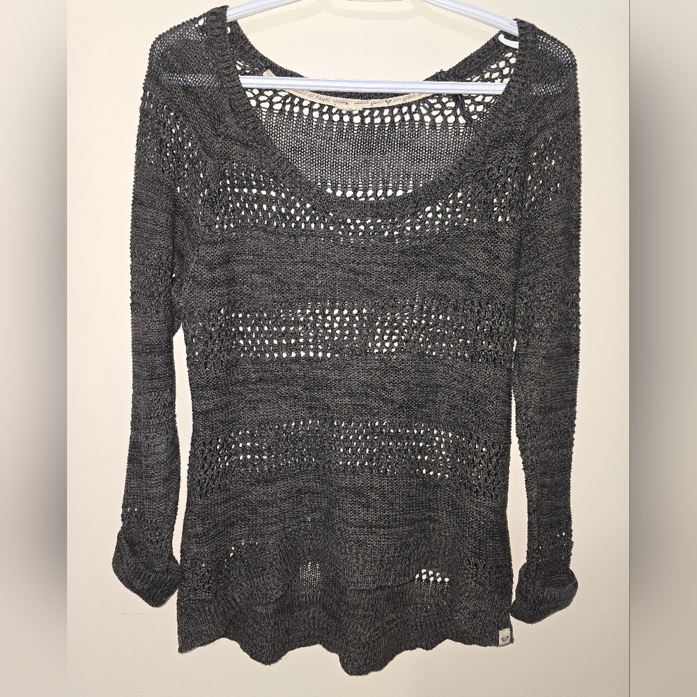Women's Gray Knit Sweater